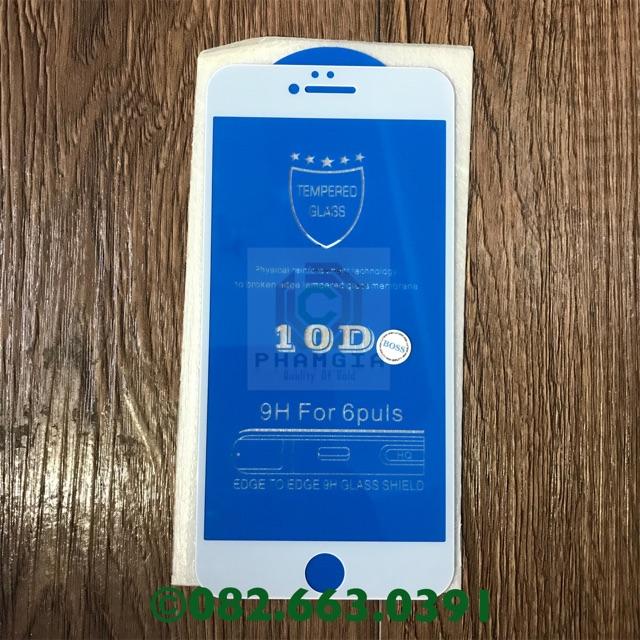 Kính cường lực dành cho iphone 6/6plus/6s/6splus Full 10D/ cường lực nano