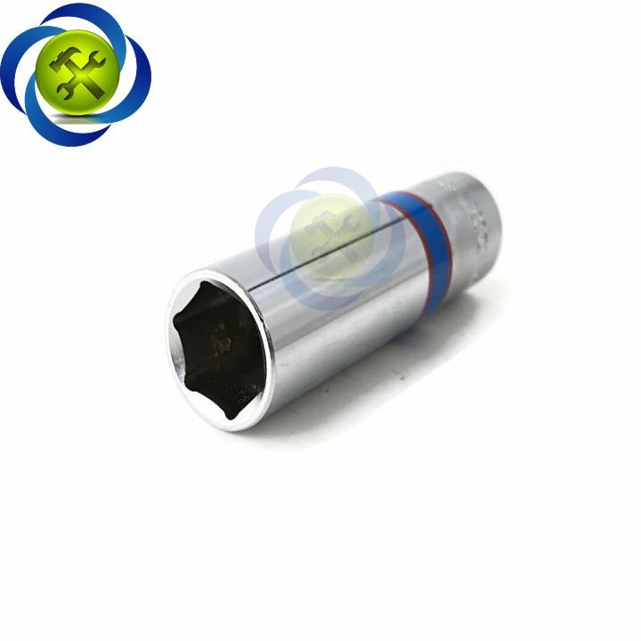 Tuýp 13mm 3/8 Kingotny 323513M loại dài 6 cạnh màu trắng