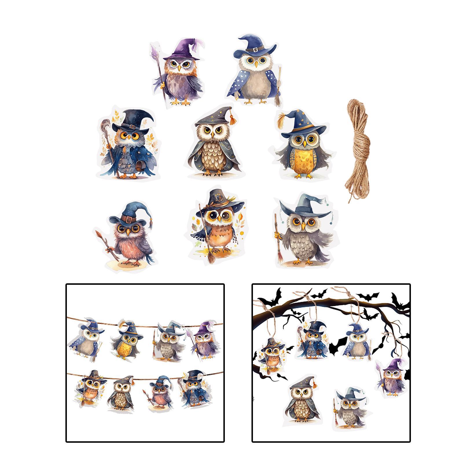 Halloween Theme Banner Halloween Hanging Decoration Halloween Garland Halloween Party Favors for Backdrop Outside Wall Outdoor Indoor Mantle