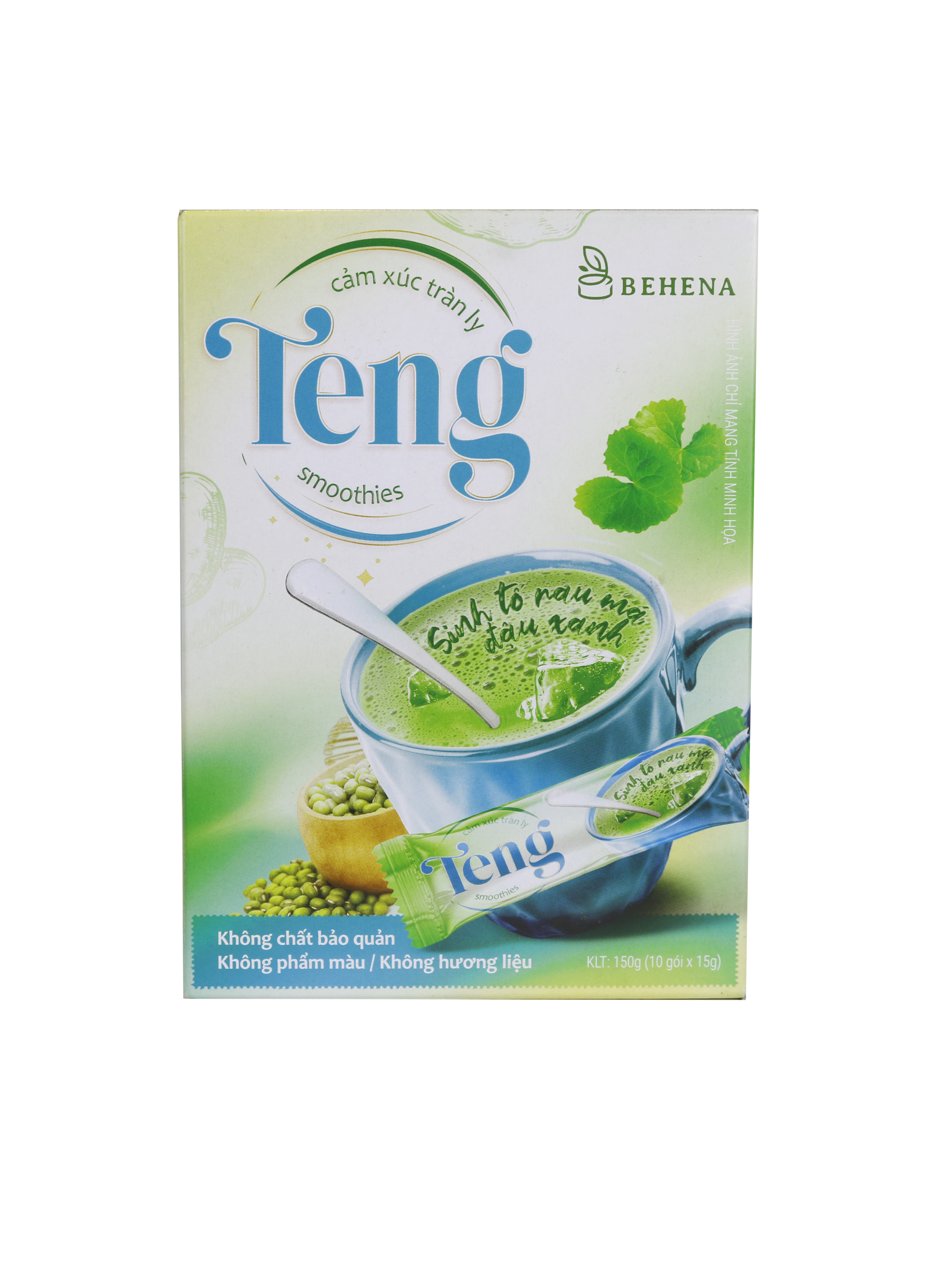Bột rau má đậu xanh - Teng - Nguyên Chất 100 % - Thơm Ngon - Bổ Dưỡng - Mát Gan