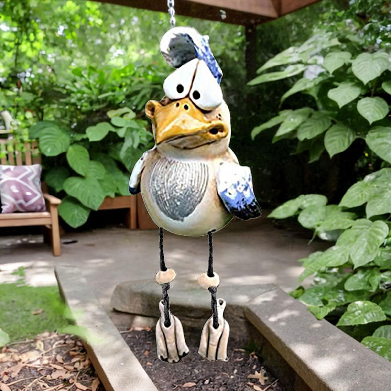 Chicken Statue for Garden Yard Arts Table Centerpiece Fairy Garden Accessories Statue Resin Figurines Sculpture for Halloween Bedroom