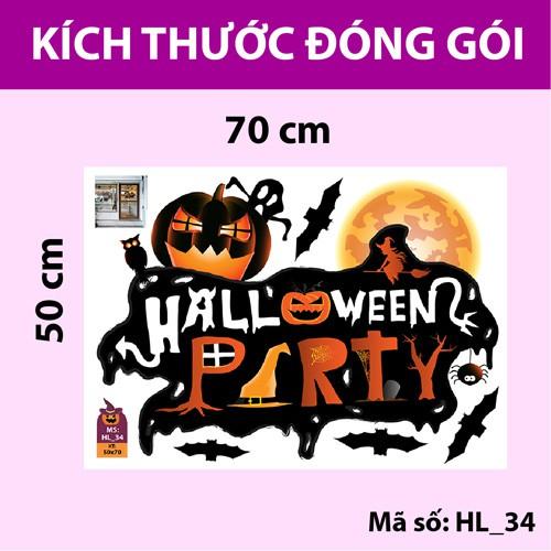 Decal trang trí Halloween 2020 số 1