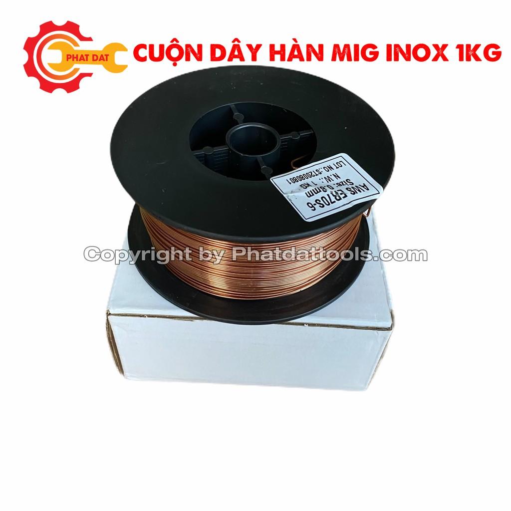Dây hàn inox-Cuộn dây hàn inox 1kg-Dùng khí Argon để được hiệu quả tốt nhất