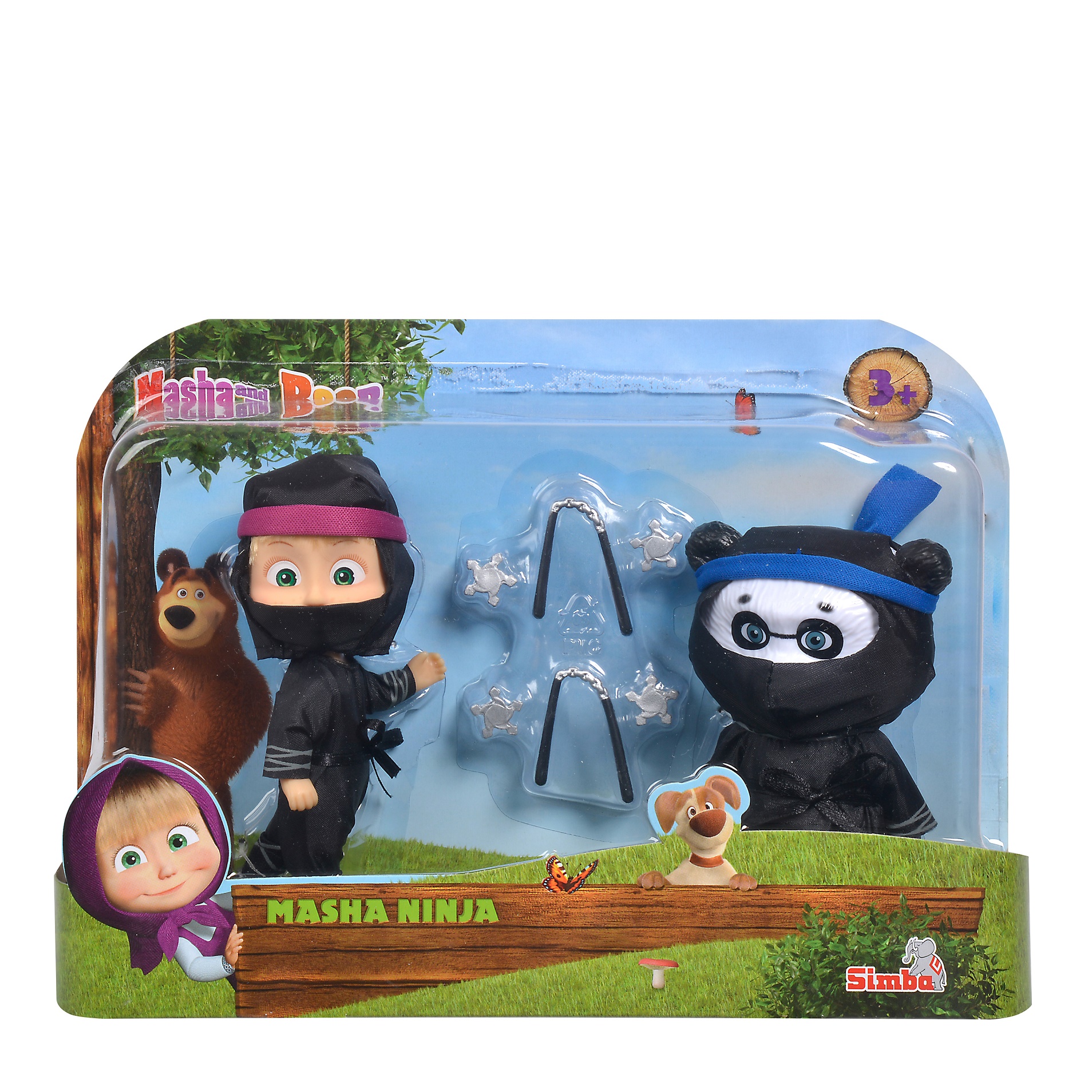 Đồ Chơi Búp Bê MASHA AND THE BEAR Masha Ninja 109301050 - Đồ Chơi Simba