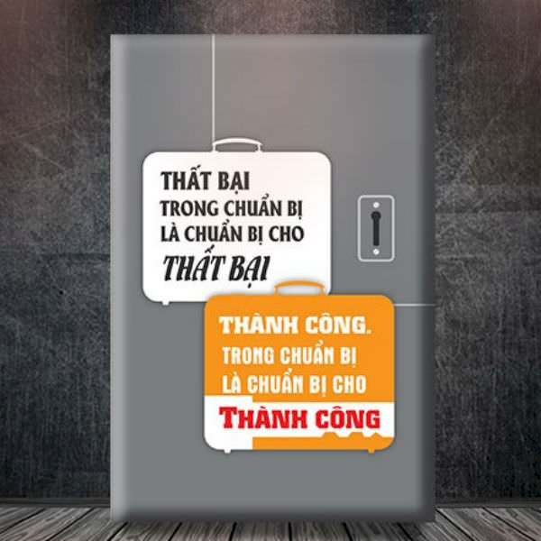 Tranh Tạo Động Lực Về Thất Bại Và Thành Công - W251