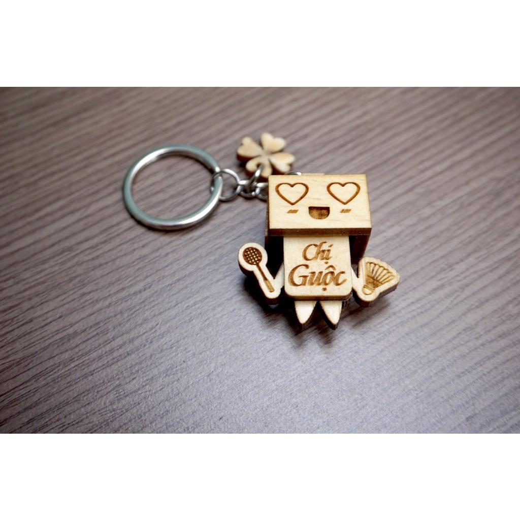 Danbo Đánh Cầu Lông, Danbo badminton Có KHẮC tên