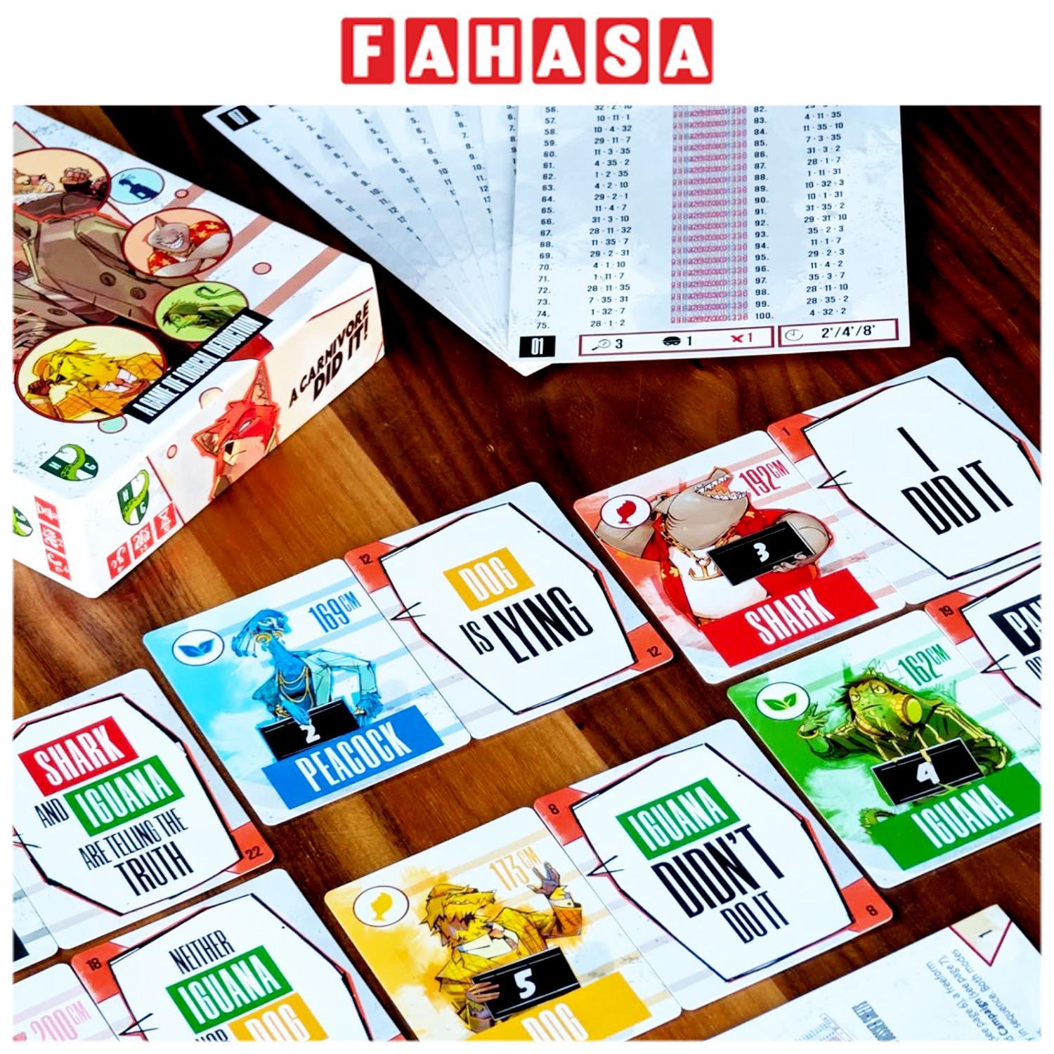 Boardgame A Carnivore Did It!