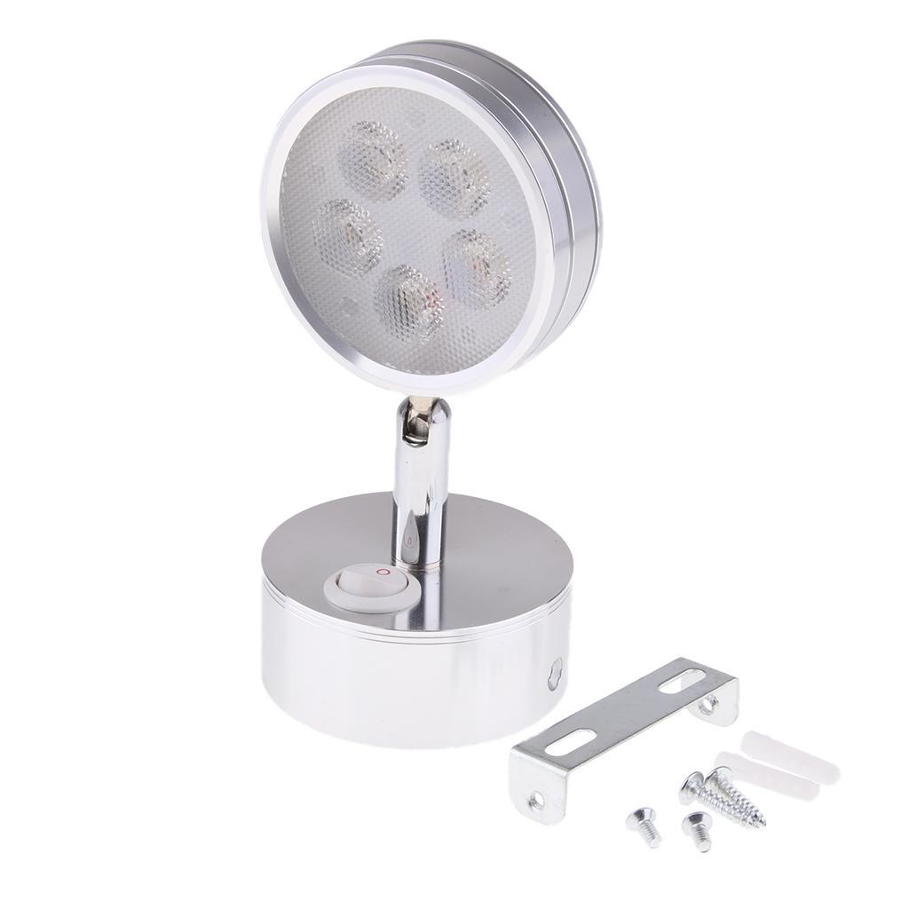 Boat Marine 12V 5W LED Interior Reading Swivel Light Bedside Lamp