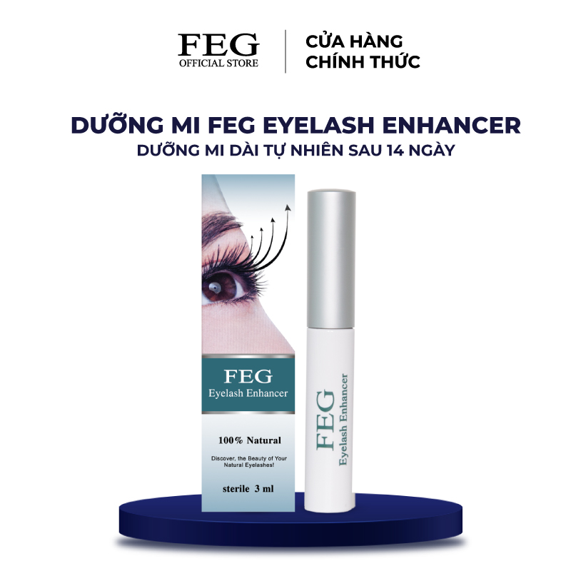 Serum Dưỡng Mi Dài Dày Khỏe FEG Eyelash Enhancer 3ml