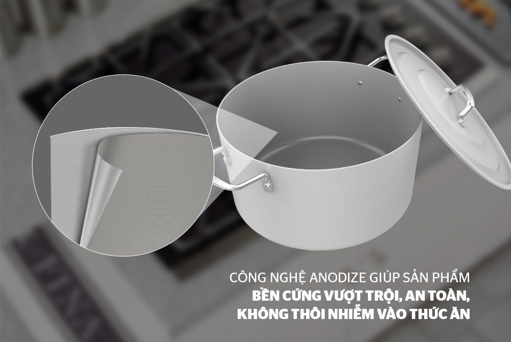 NỒI ANOD SUNHOUSE SHG2716SA 16CM