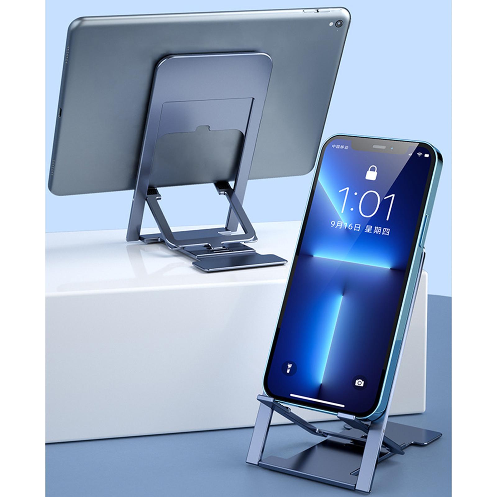 2PCS Foldable Phone Holder Stand Portable for Tablet Office Online Courses