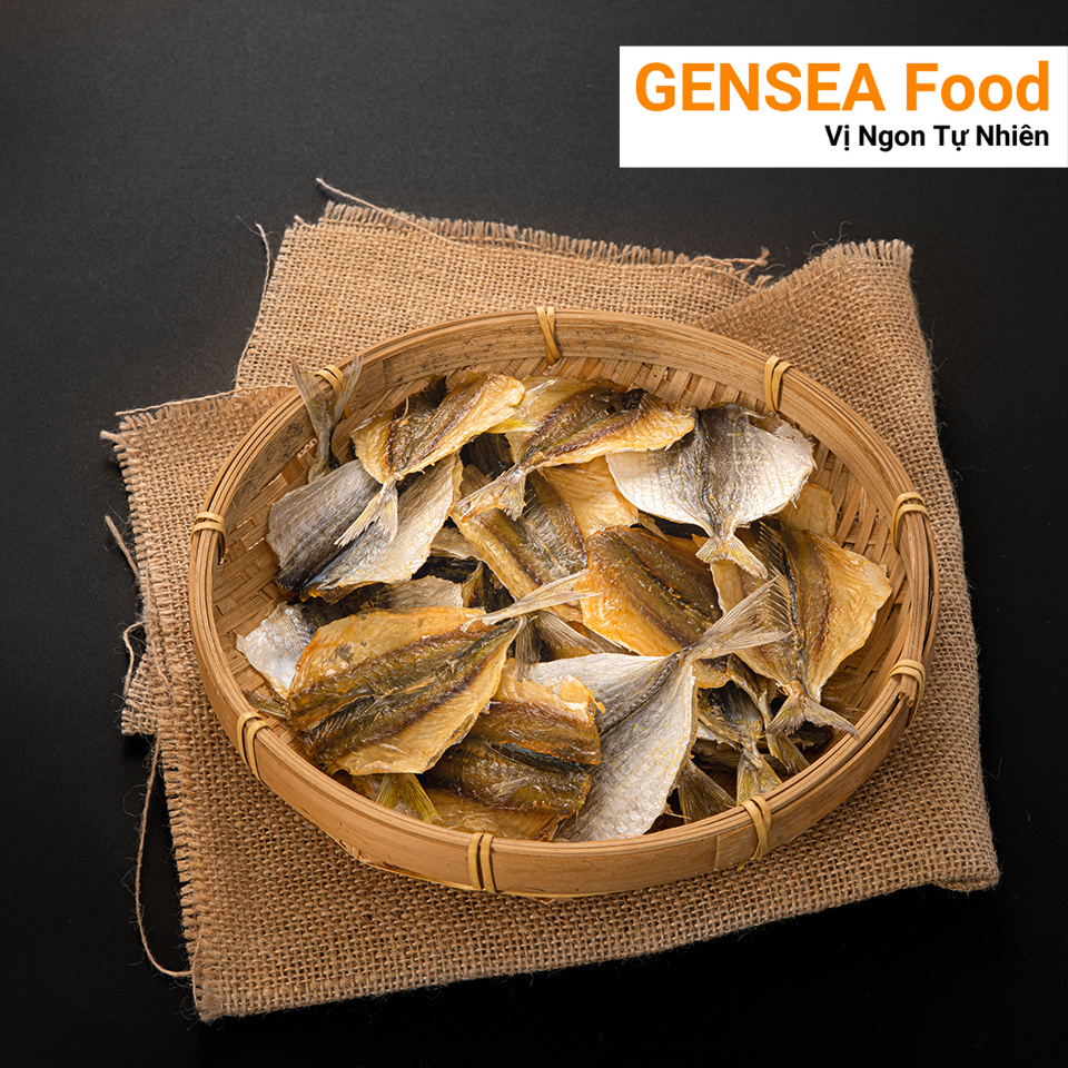 Cá Chỉ Vàng Khô Phú Quý Loại 1 Size Đại Cực Ngon GENSEA Food G2414 Chuẩn ATVSTP Quốc Tế ISO 22000:2018