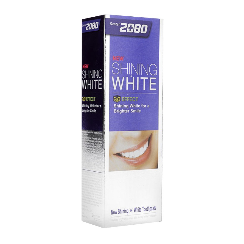 Kem đánh răng 3D Whitening giúp trắng và ngừa sâu răng 2080 Hàn Quốc 120gr