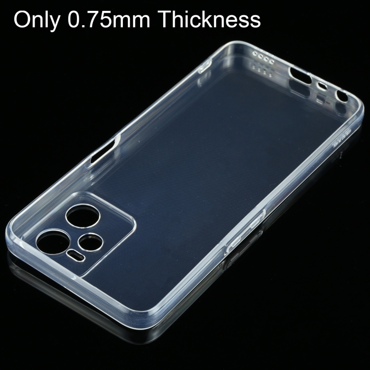 Ốp lưng silicon dẻo cho Oppo Realme C35 hiệu Ultra Thin trong suốt mỏng 0.6mm độ trong tuyệt đối chống trầy xước - Hàng nhập khẩu