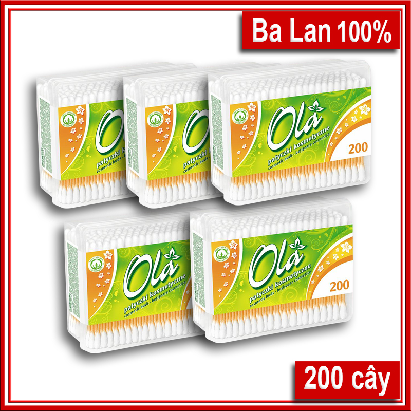 Combo 5 hộp Tăm bông Ola Ba Lan