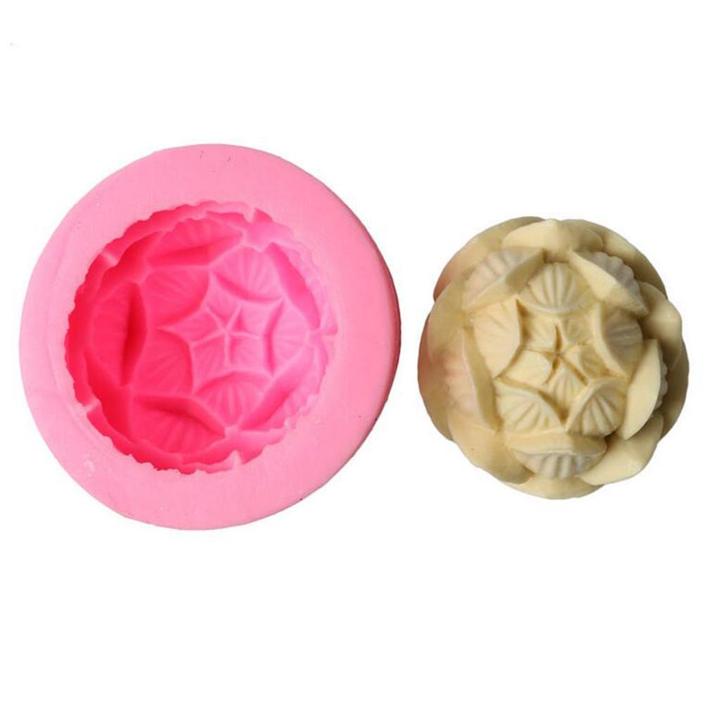 DIY Mould Silicone 3D Lotus Fondant Cake Mold Decorating Tools Sugarcraft