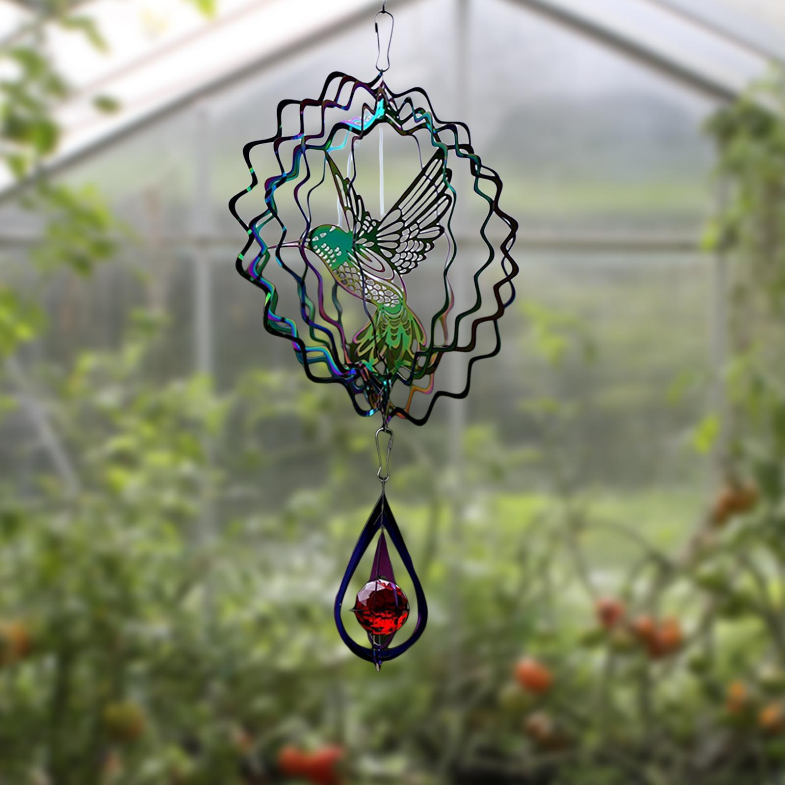 Wind  Wind Chime Garden Ornament Windchime Metal Wind Catcher Wind Sculpture Hanging for Lawn Living Room Outdoor Home