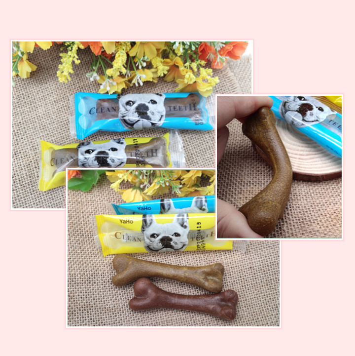 Xương gặm sạch răng cho chó vị bò-gà nướng