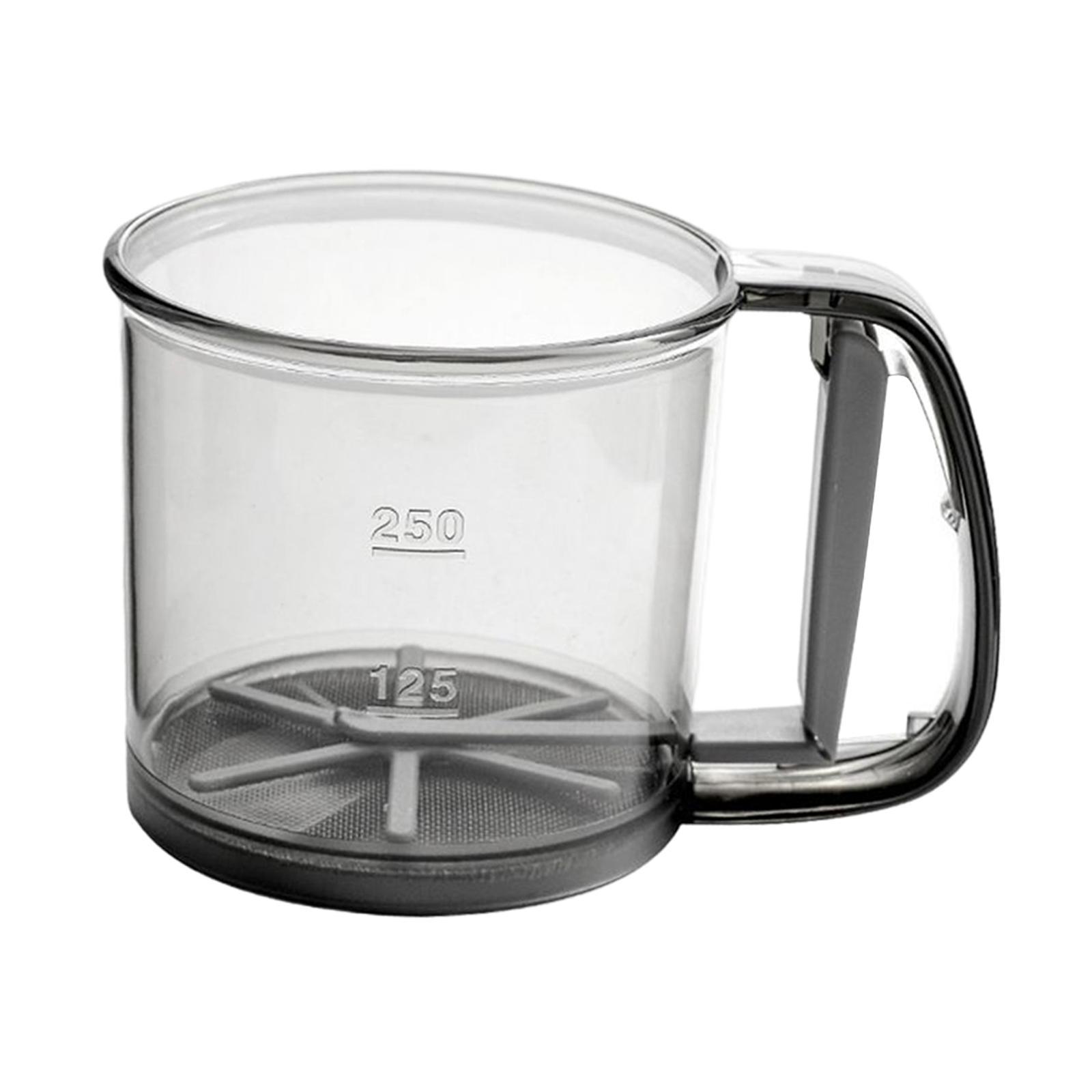 Flour Sieve Baking Utensils Sieve Cup Washable Multifunctional for Pastries Flour Cakes Pies