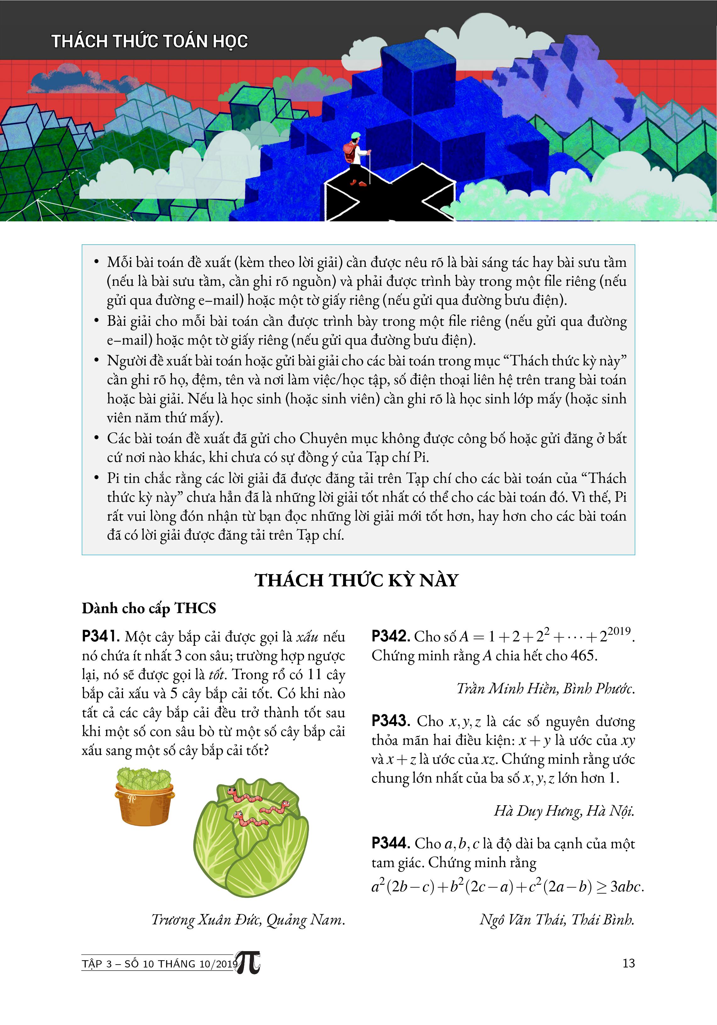 Tạp Chí Pi - Tập 3, Số 10 (Tháng 10/2019)