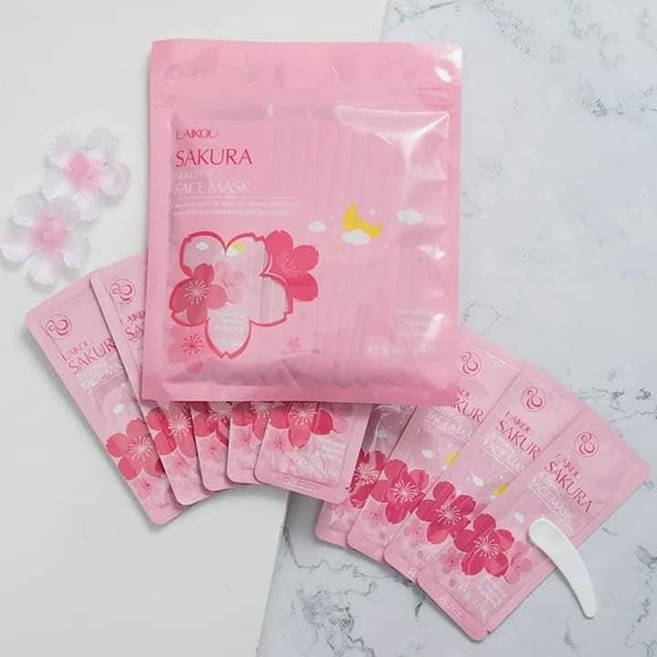 COMBO 15 GÓI MẶT NẠ SAKURA  SLEEPING FACE MASK