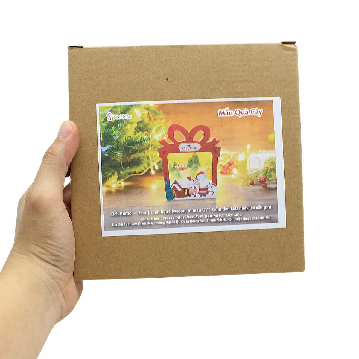 Đèn Gỗ Trang Trí Giáng Sinh - Bách Mộc - Hộp Quà Ngôi Nhà