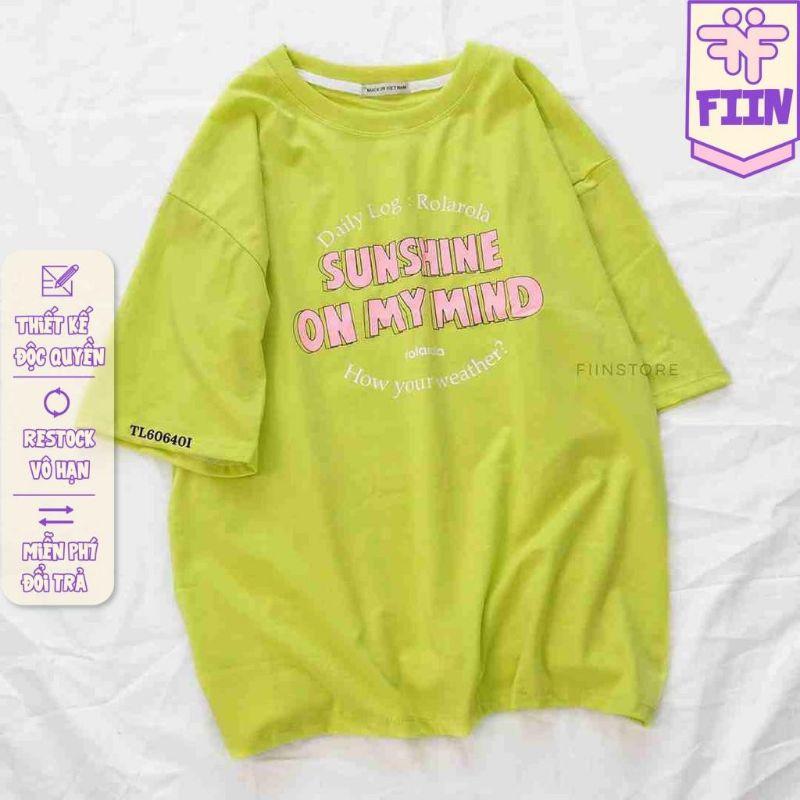 Áo Thun Tay Lỡ SUNSHINE Freesize Cho Hè Rực Rỡ