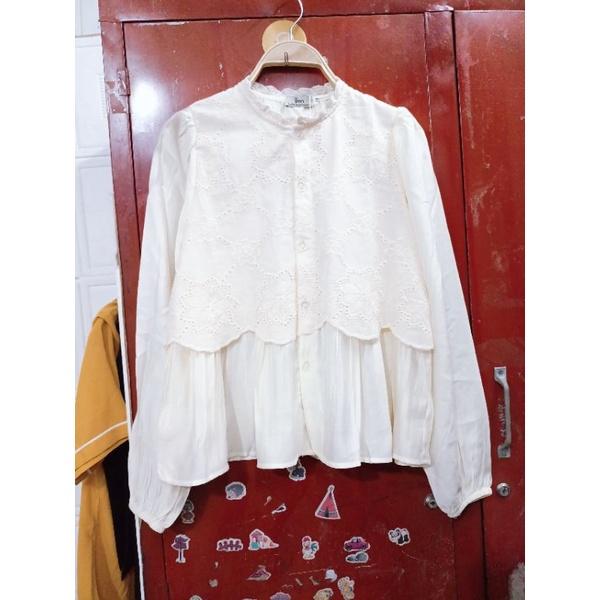 Áo sơmi nữ dáng babydoll trẻ trung 2 lớp_Sơmi xinh