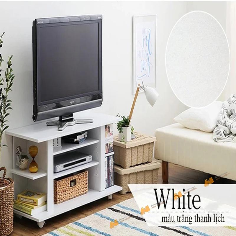 Made in VN Kệ tivi gỗ, kệ để tivi đa năng gỗ mdf 17mm công ty Mộc Phát độ bền trên 30 năm AN049