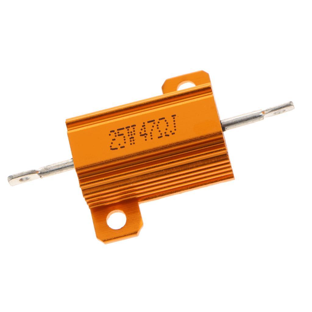 2-8pack Golden Resistor Aluminum Case Wirewound Chassis Mounted 1K Ohm