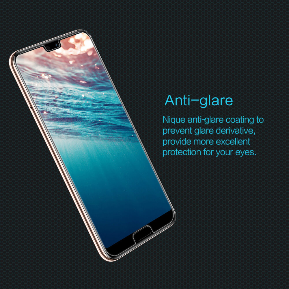 Miếng dán kính cường lực cho Huawei P20 Pro hiệu Nillkin Amazing H (độ cứng 9H, mỏng 0.33mm, chống dầu, hạn chế vân tay) - hàng nhập khẩu