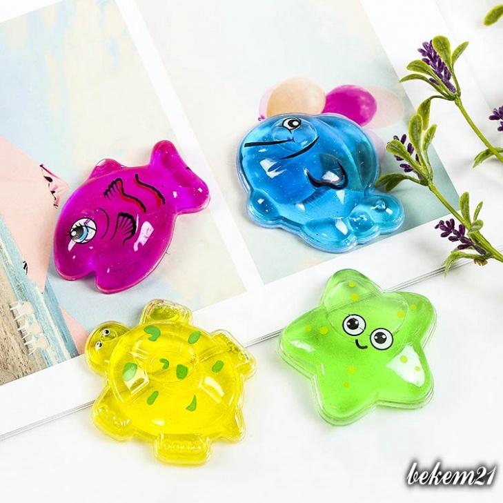 (4 LOẠI) Slime hình THÚ BIỂN ĐỘNG VẬT BIỂN nhiều mẫu cực đẹp thiết kế độc đáo ấn tượng Đồ chơi Slam Gudetama