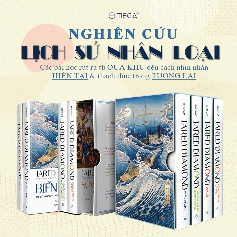 Bộ Sách Nghiên Cứu Lịch Sử Nhân Loại (Súng, Vi trùng và Thép - Sụp đổ - Thế giới cho đến ngày hôm qua - Biến động)