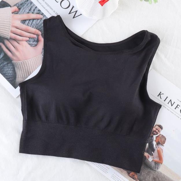 Áo ba lỗ nữ Croptop Thiết kế bo eo giúp tạo đường cong nổi bật,tôn dáng cực đỉnh có mút đệm nâng ngực