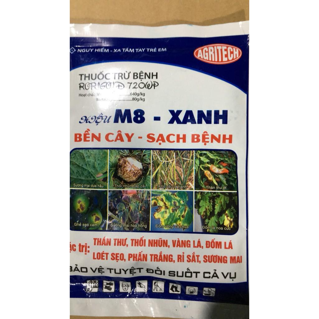 Sản phẩm bảo vệ cây trồng M8-XANH gói 45gr Bền cây