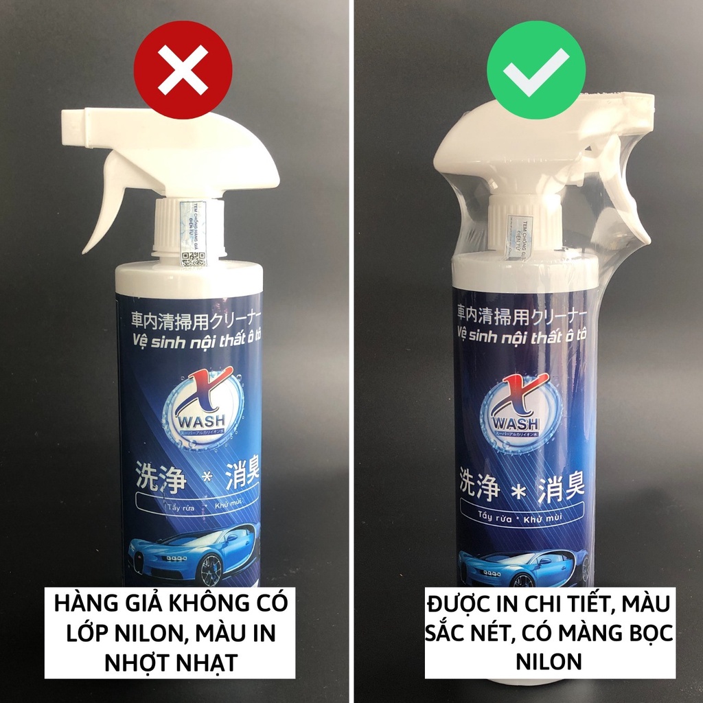 Xwash For Car - Vệ sinh không hóa chất - Bảo vệ nội thất ô tô - Không gây mùi độc hại