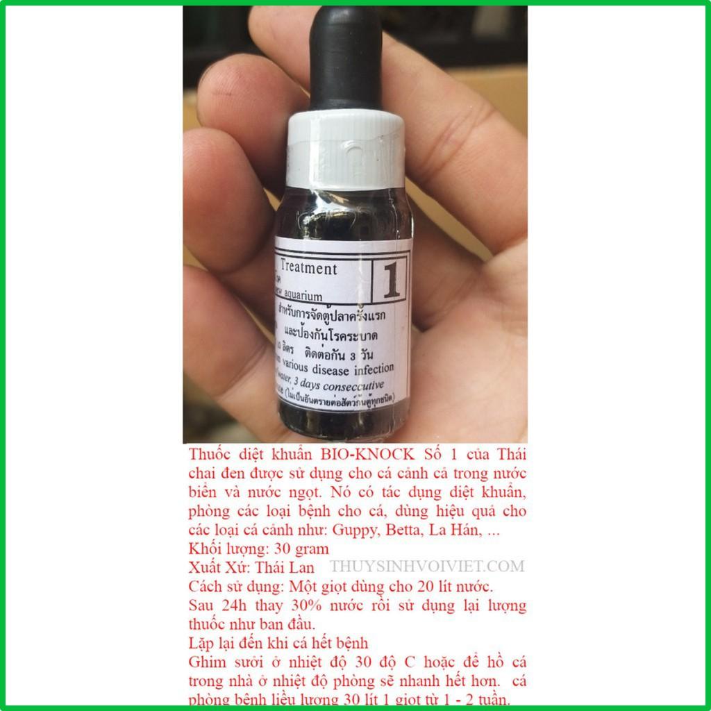 Bio knock số 1, 2, 3, 4 Thuốc trị bênh cá cảnh xuất xứ từ THÁI LAN