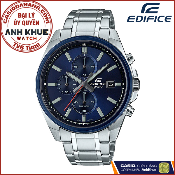 Đồng hồ nam dây kim loại Casio Edifice chính hãng Anh Khuê EFV-610DB-2AVUDF (43mm)