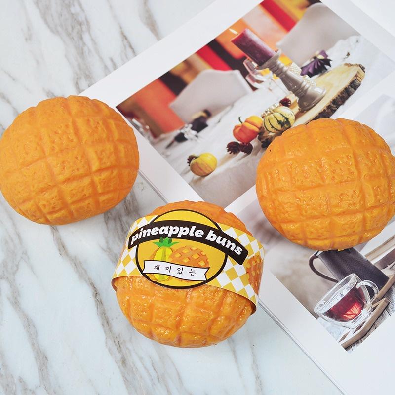 Squishy hình cái bánh DỨA Mochi mềm mịn dễ thương chân thực giảm stress co dãn đàn hồi ngộ nghĩnh bóp giải trí