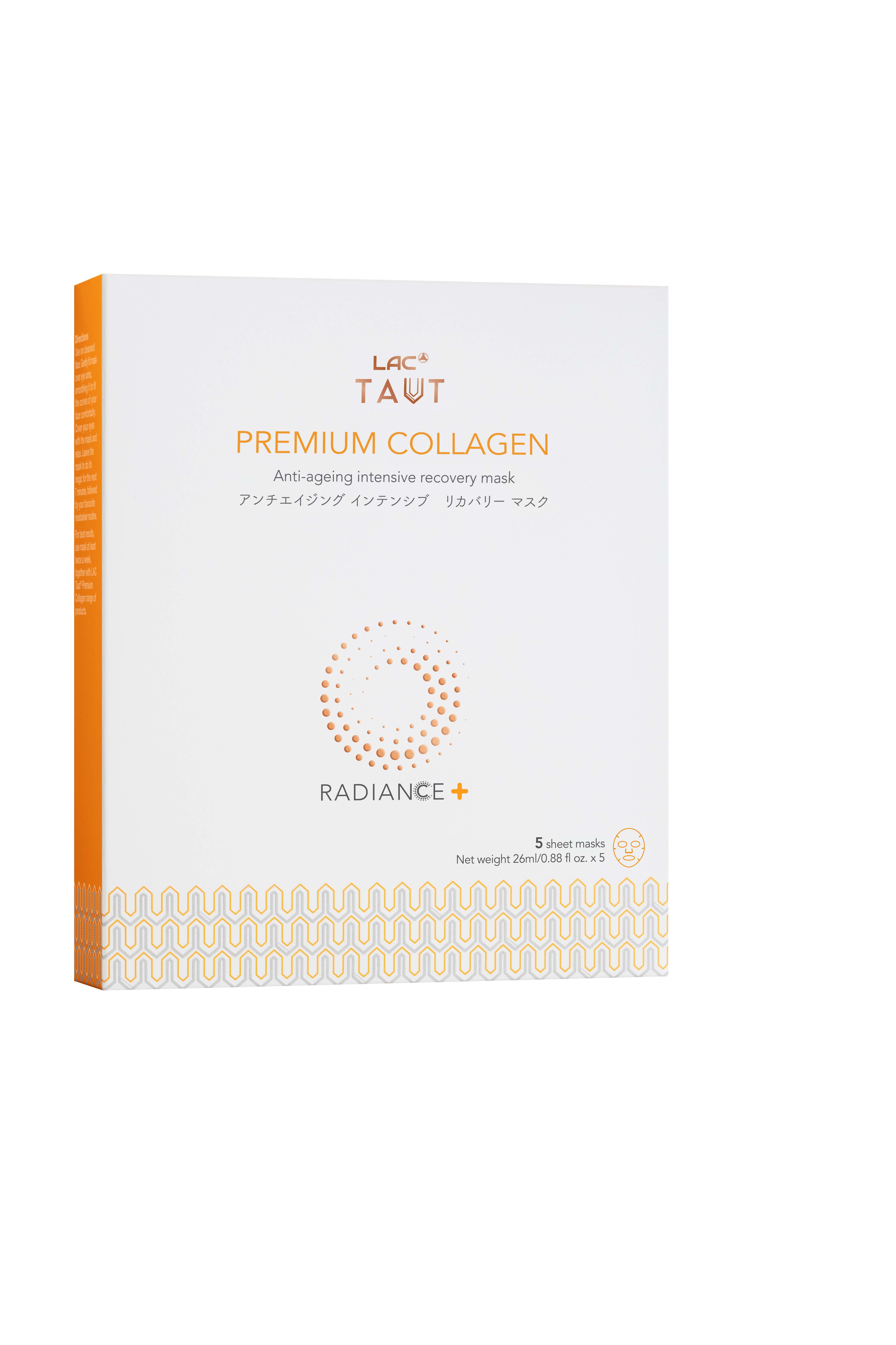 MẶT NẠ BỔ SUNG COLLAGEN LAC TAUT RADIANCE+ PREMIUM (5 MIẾNG)