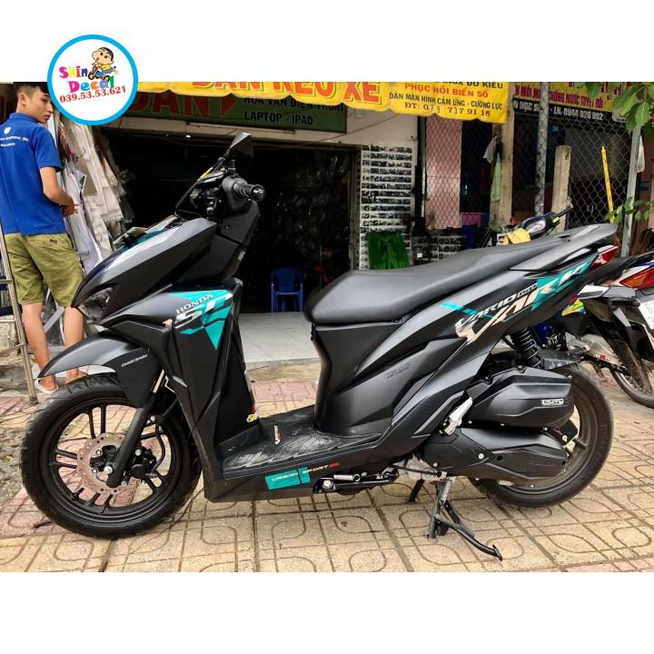 Tem xe vario 150 indo chất liệu Crom cao cấp