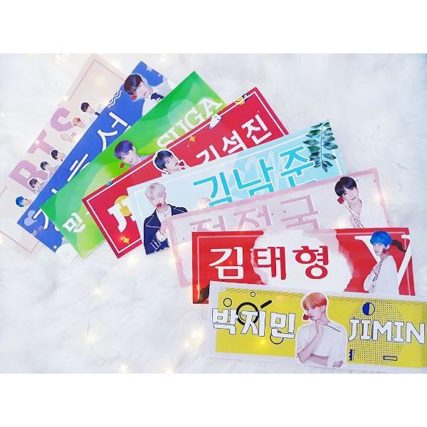 Banner BTS Banner cổ vũ dành cho Fan nhóm BTS