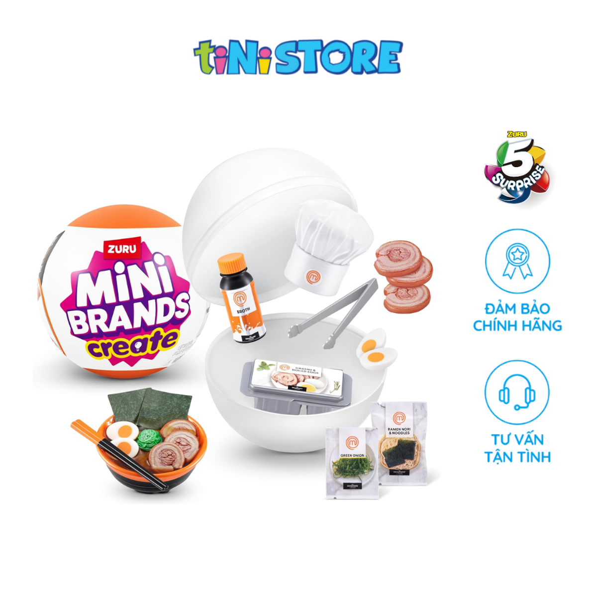 Đồ Chơi Trứng Sưu Tập Zuru Master Chef Mini Brands 5 Surprise S1 77515GQ1