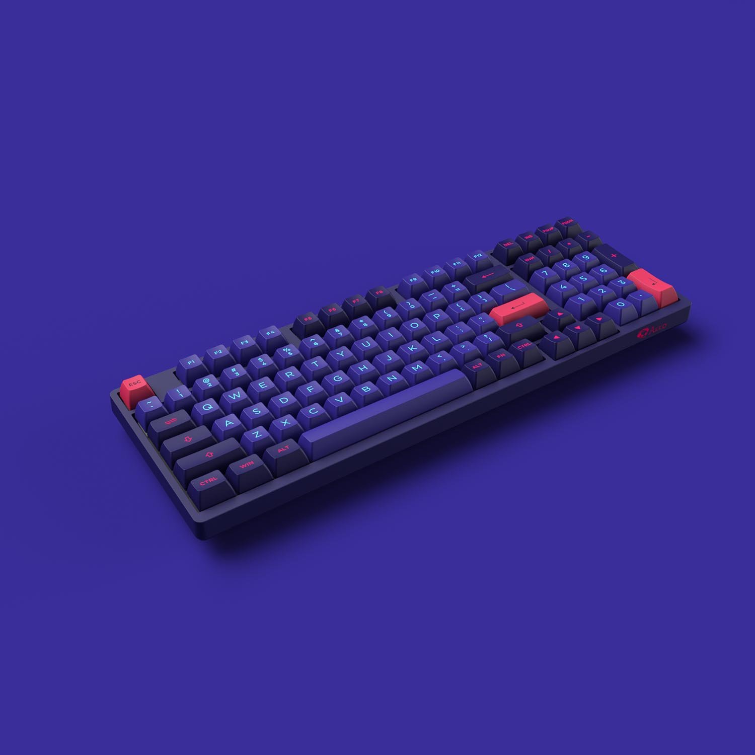 Bàn phím cơ AKKO 3098N Multi-modes NEON _Hàng chính hãng