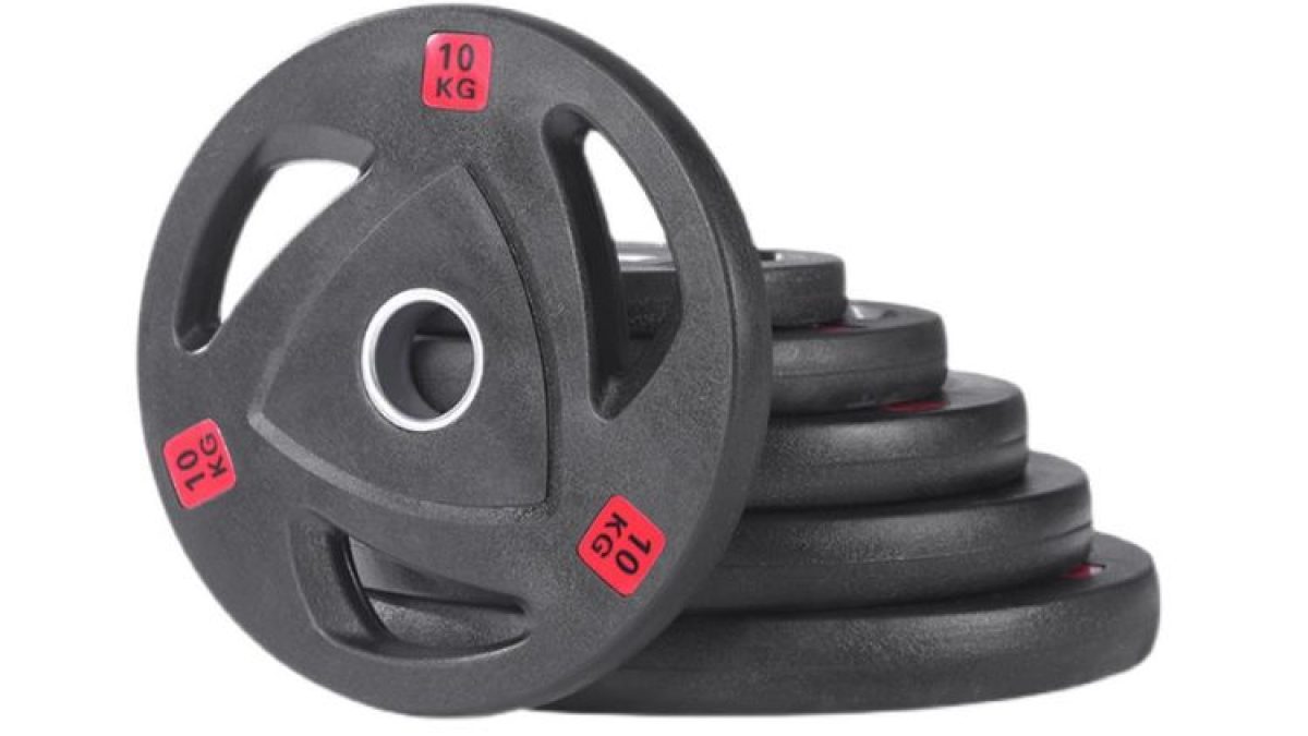 Tạ đĩa PRO-CARE sắt bọc cao su chống va đập cao Vinyl Weight Plates - Phuy Tạ 27mm (1 Đĩa Tạ)