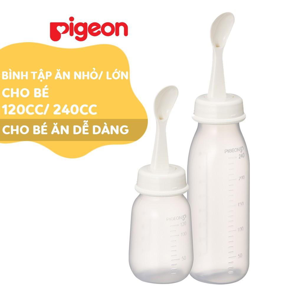 [MUA LÀ CÓ QUÀ] Bình tập ăn Pigeon 120ml/240ml