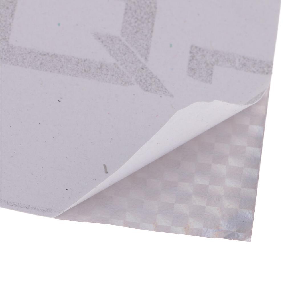 6pcs Holographic Adhesive Film Fishing Lure Tape For Lure Making DIY