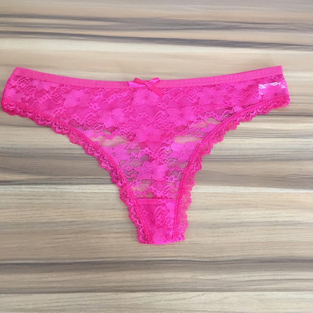 10 Cái/bộ Nữ Ren Thông Quần Lót Nữ Gợi Cảm G Dây Áo Lót Femme Size Lớn Quần Lót Nữ Cotton Quần Đồng Màu