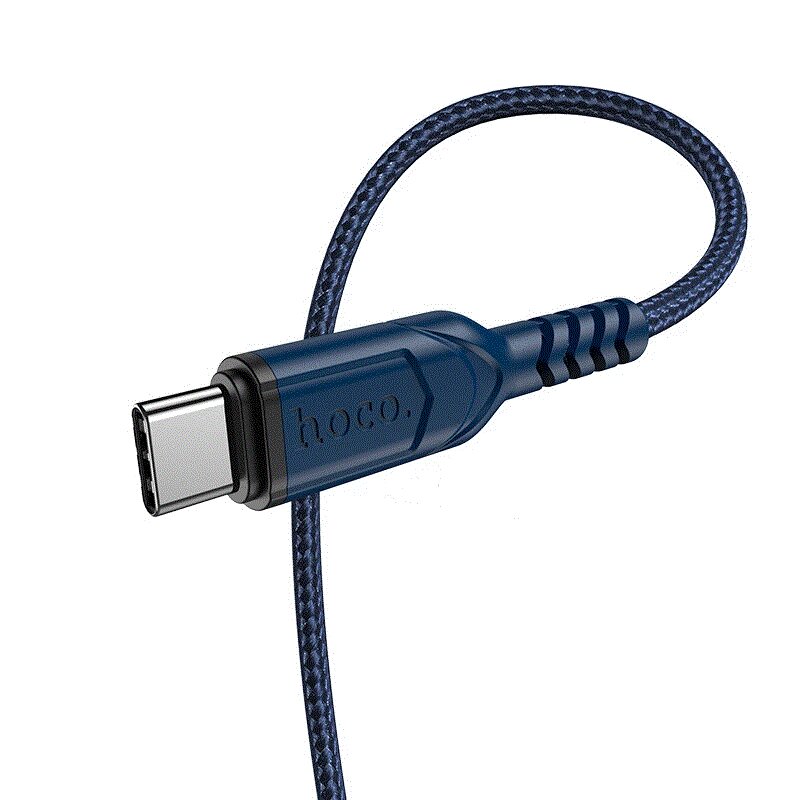 Cáp sạc nhanh 3A Hoco X59 chân Type-C dây dù siêu bền cho Android dài 1M ( 3 màu ) - Hàng chính hãng