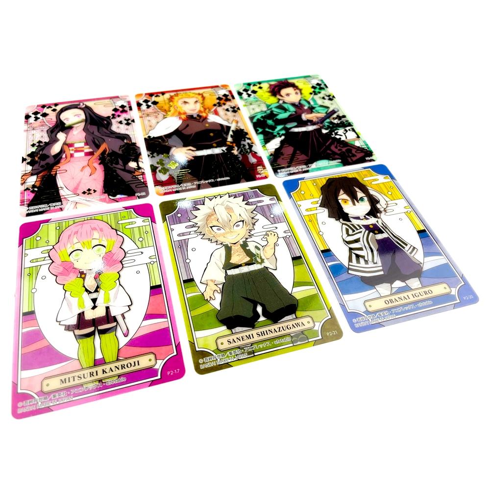 Thẻ Nhân Vật Thanh Gươm Diệt Quỷ - Bandai Kimetsu no Yaiba Stained Glass Card Ver 2 (2 Thẻ Ngẫu Nhiên/Túi)